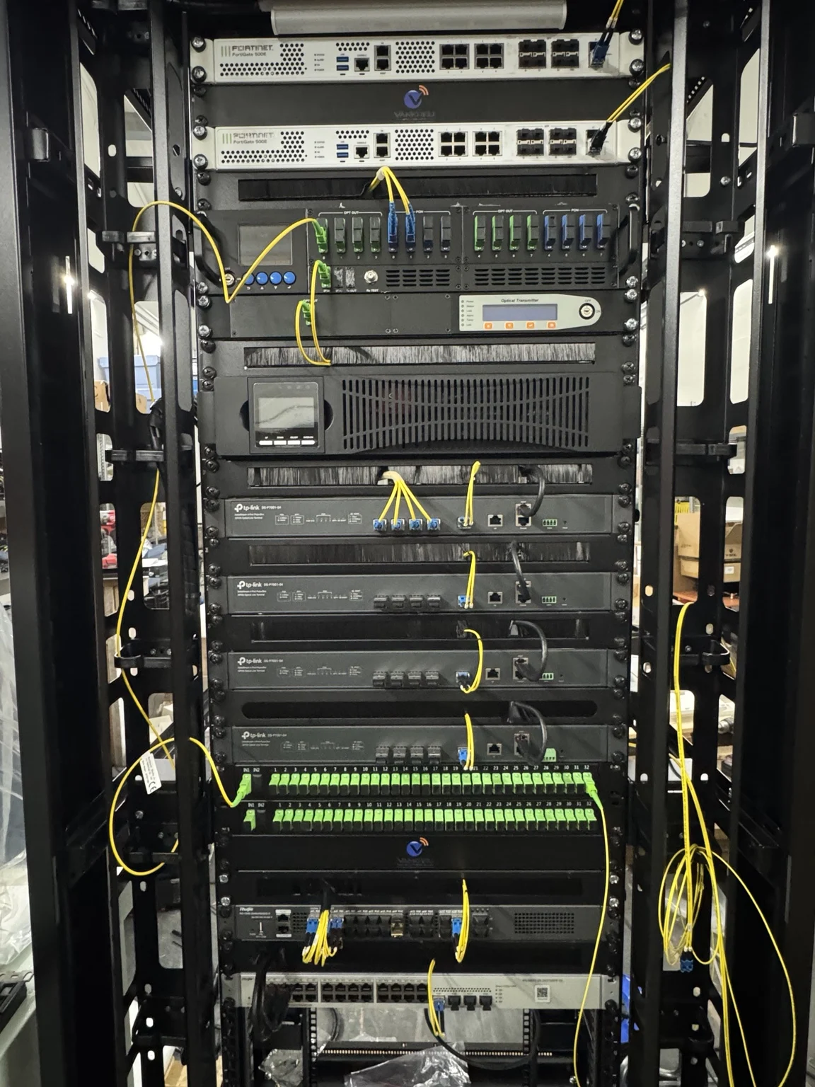 Centrale netwerkkast van De Kanthoeve
