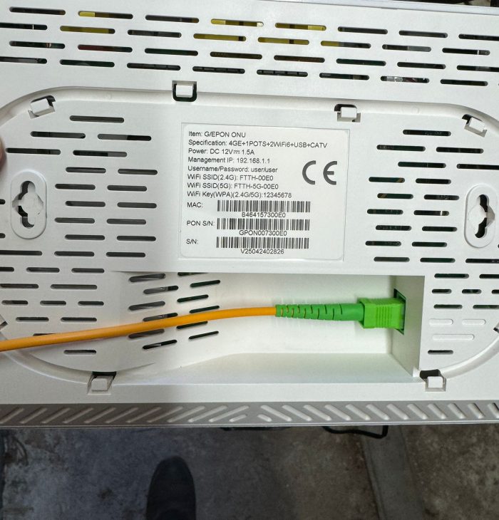 2 GPON Klantzijde